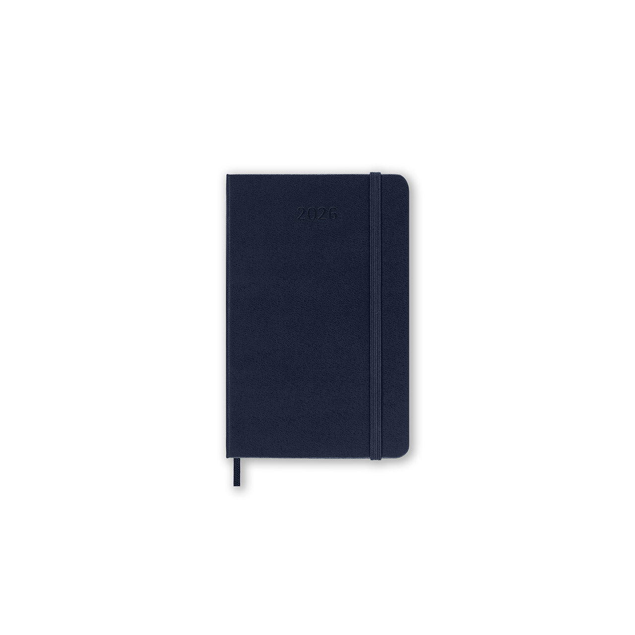 2026 Daily Diary Hard Cover Pocket Sapphire Blue