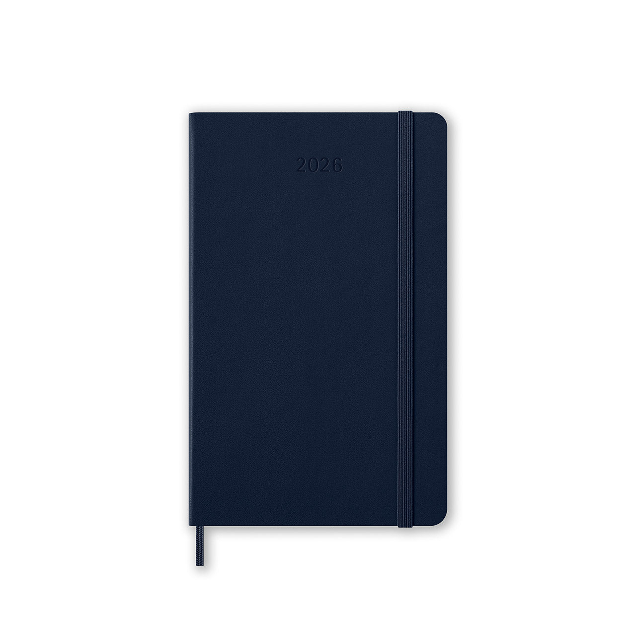 2026 Daily Diary Hard Cover Large Sapphire Blue
