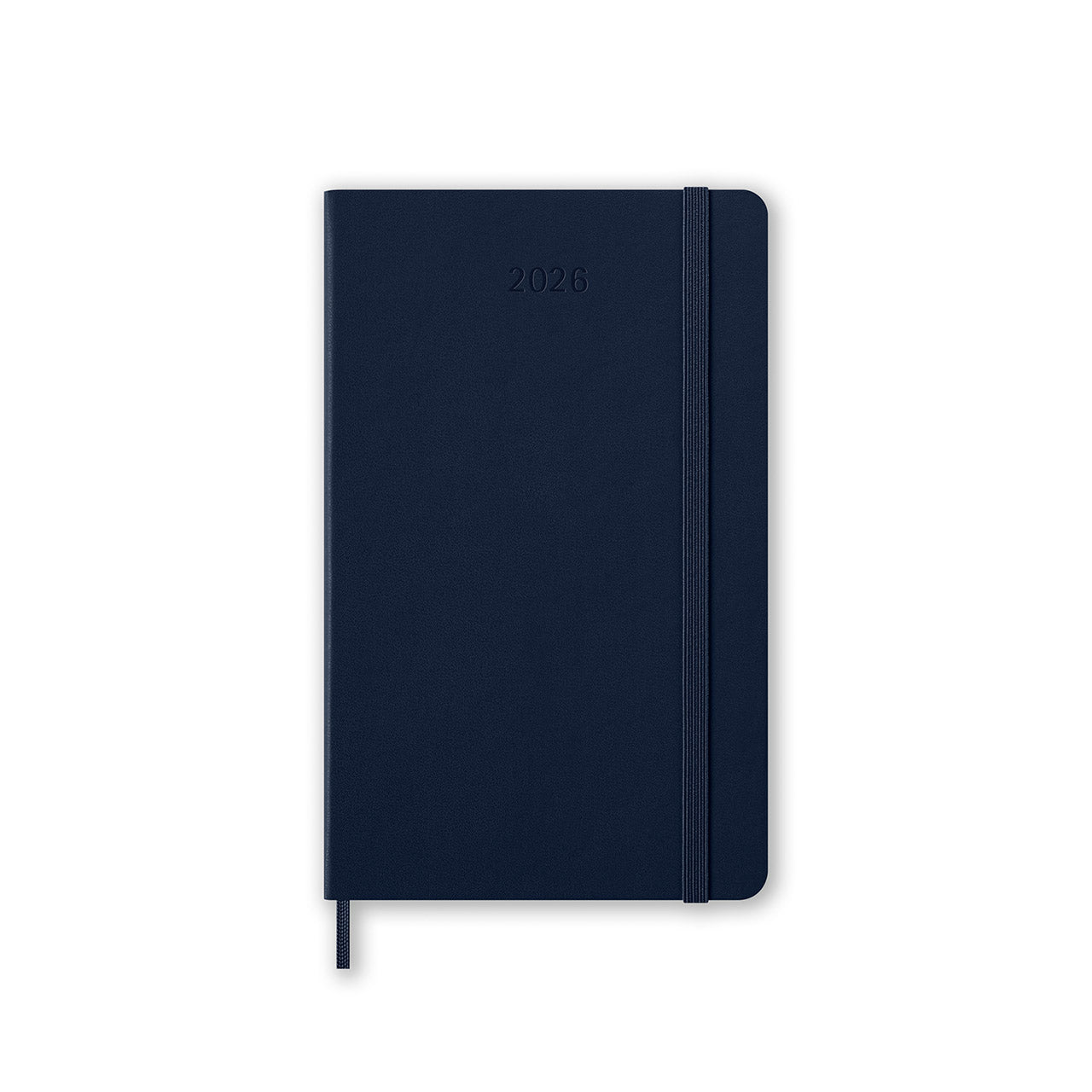 2026 Weekly Notebook Diary Hard Cover Large Sapphire Blue