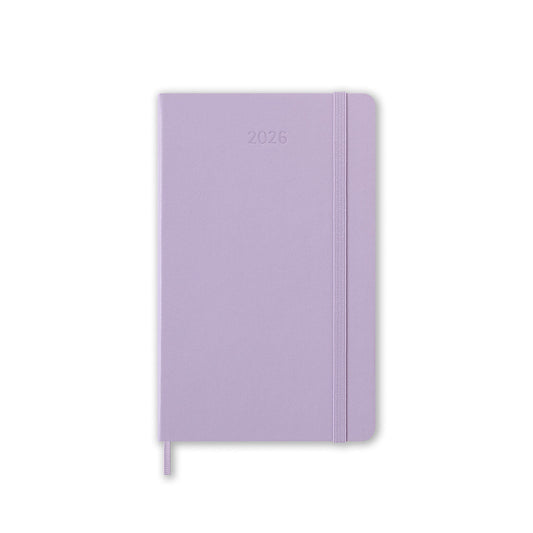 2026 Daily Diary Hard Cover Large Lilac