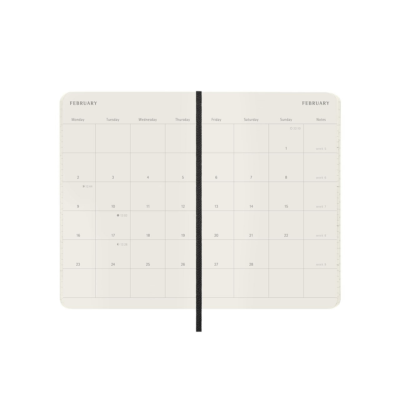 2026 Monthly Soft Cover Diary Pocket