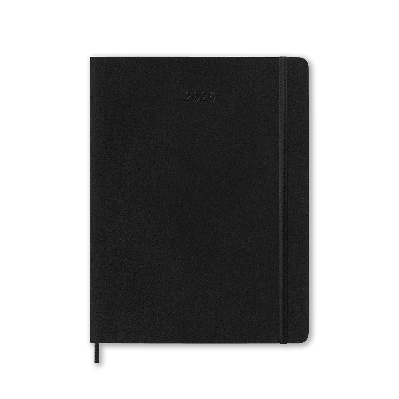 2026 Weekly Notebook Soft Cover Diary Extra Large Black