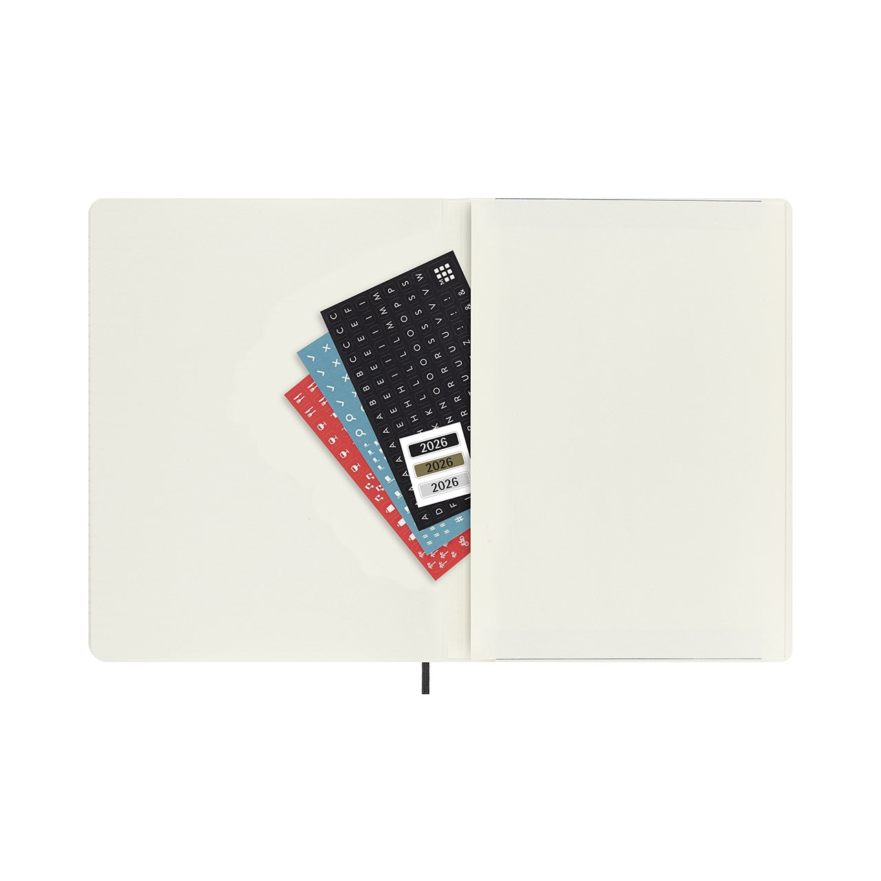 2026 Weekly Notebook Soft Cover Diary Extra Large Black