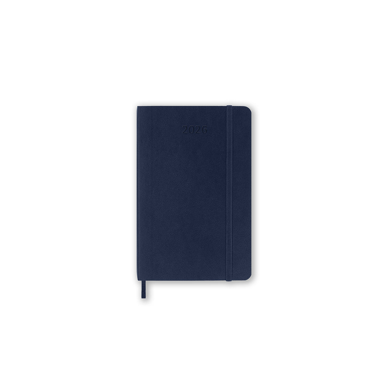 2026 Weekly Notebook Soft Cover Diary Pocket Sapphire Blue