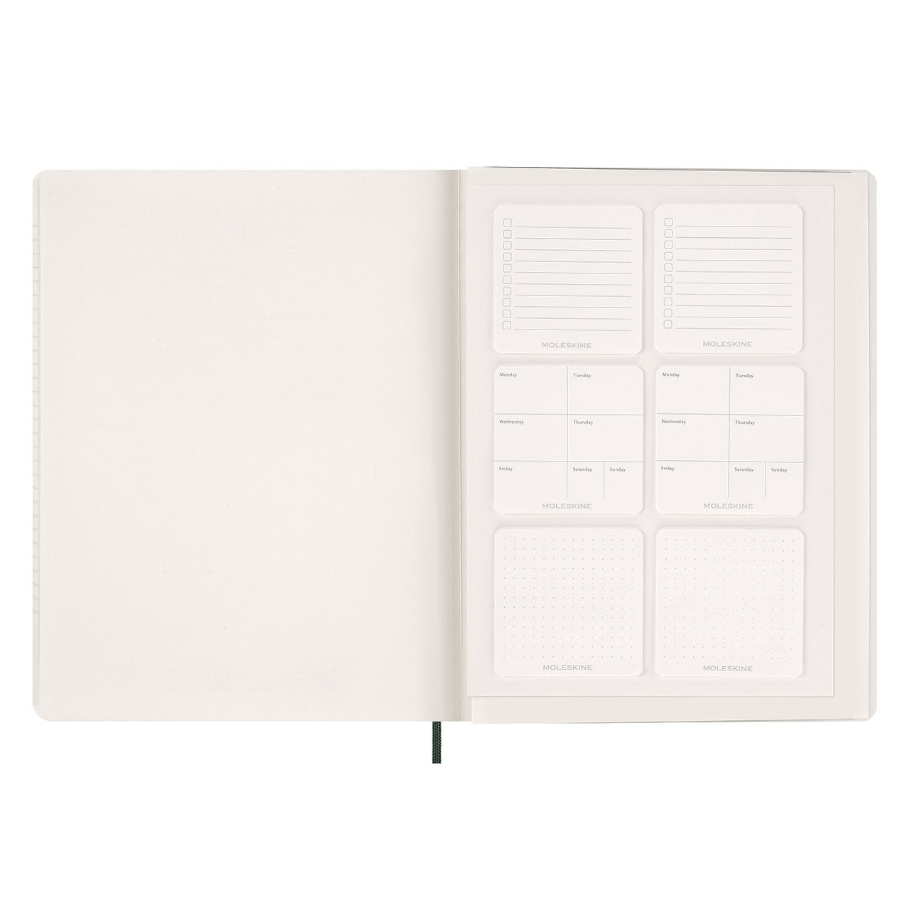 2026 Weekly Vertical Hard Cover Diary Extra Extra Large Myrtle Green