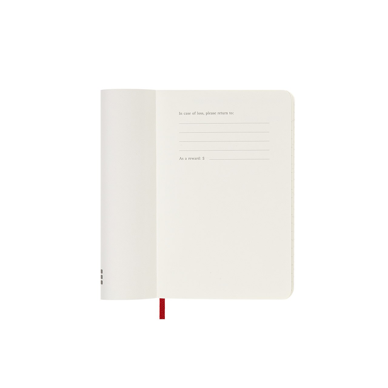 2026 Daily Diary Soft Cover Pocket Scarlet Red