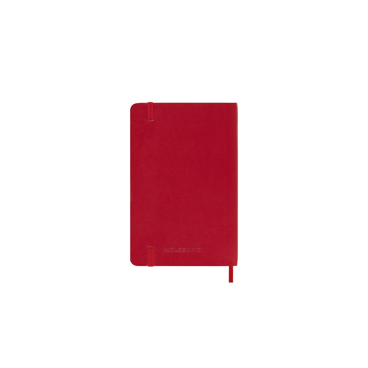 2026 Weekly Notebook Soft Cover Diary Pocket Scarlet Red