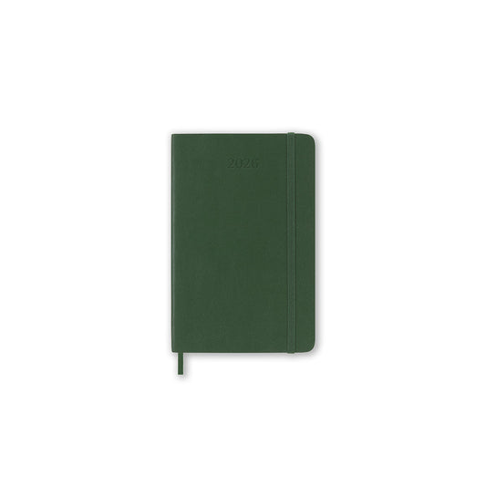 2026 Daily Diary Soft Cover Pocket Myrtle Green