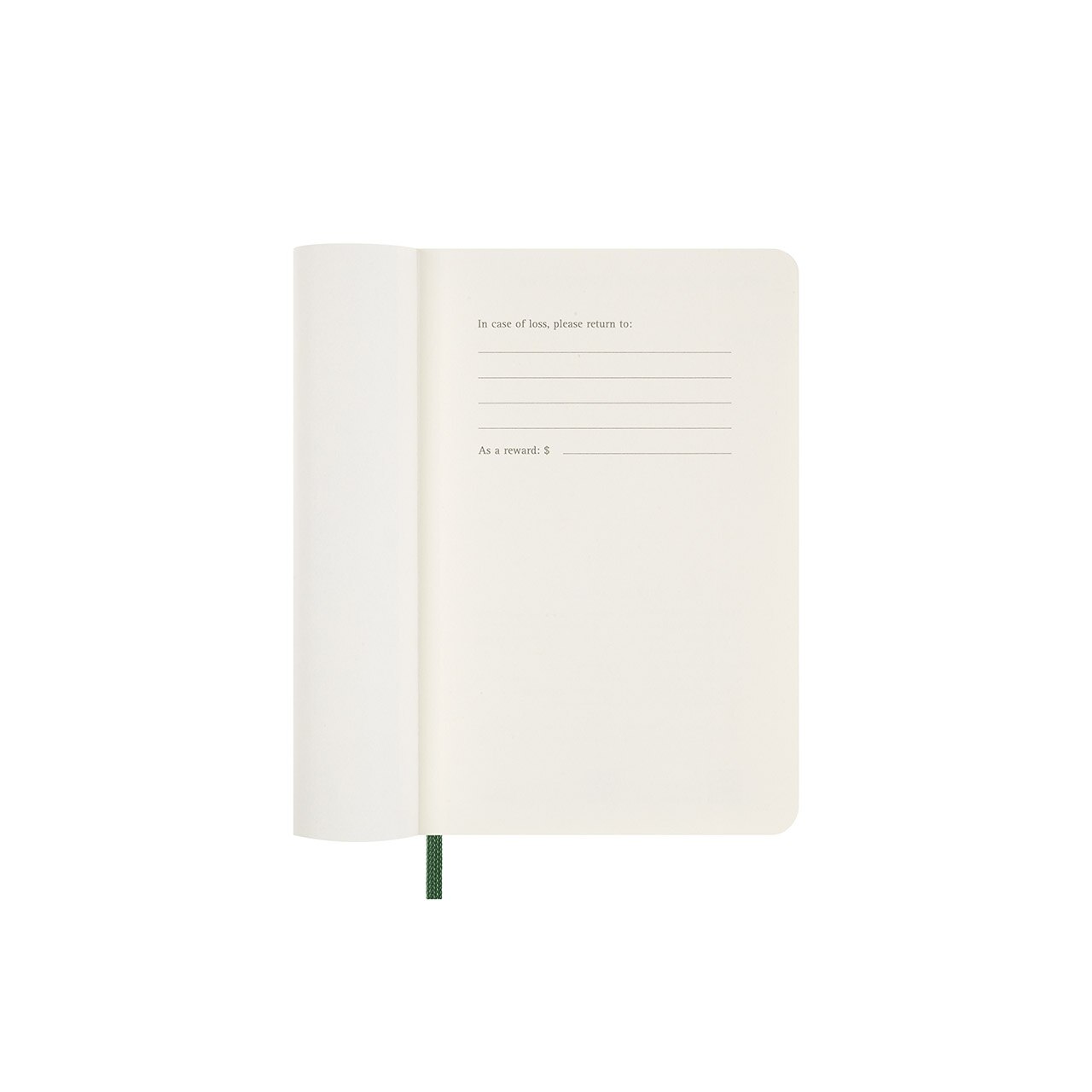 2026 Daily Diary Soft Cover Pocket Myrtle Green