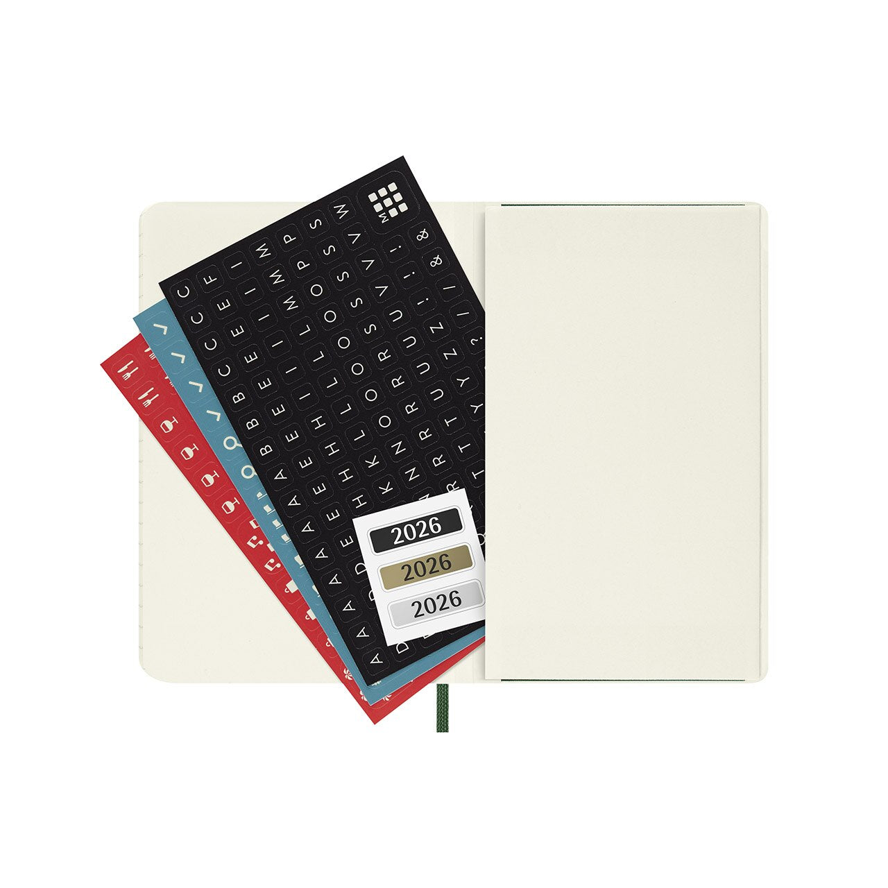 2026 Daily Diary Soft Cover Pocket Myrtle Green