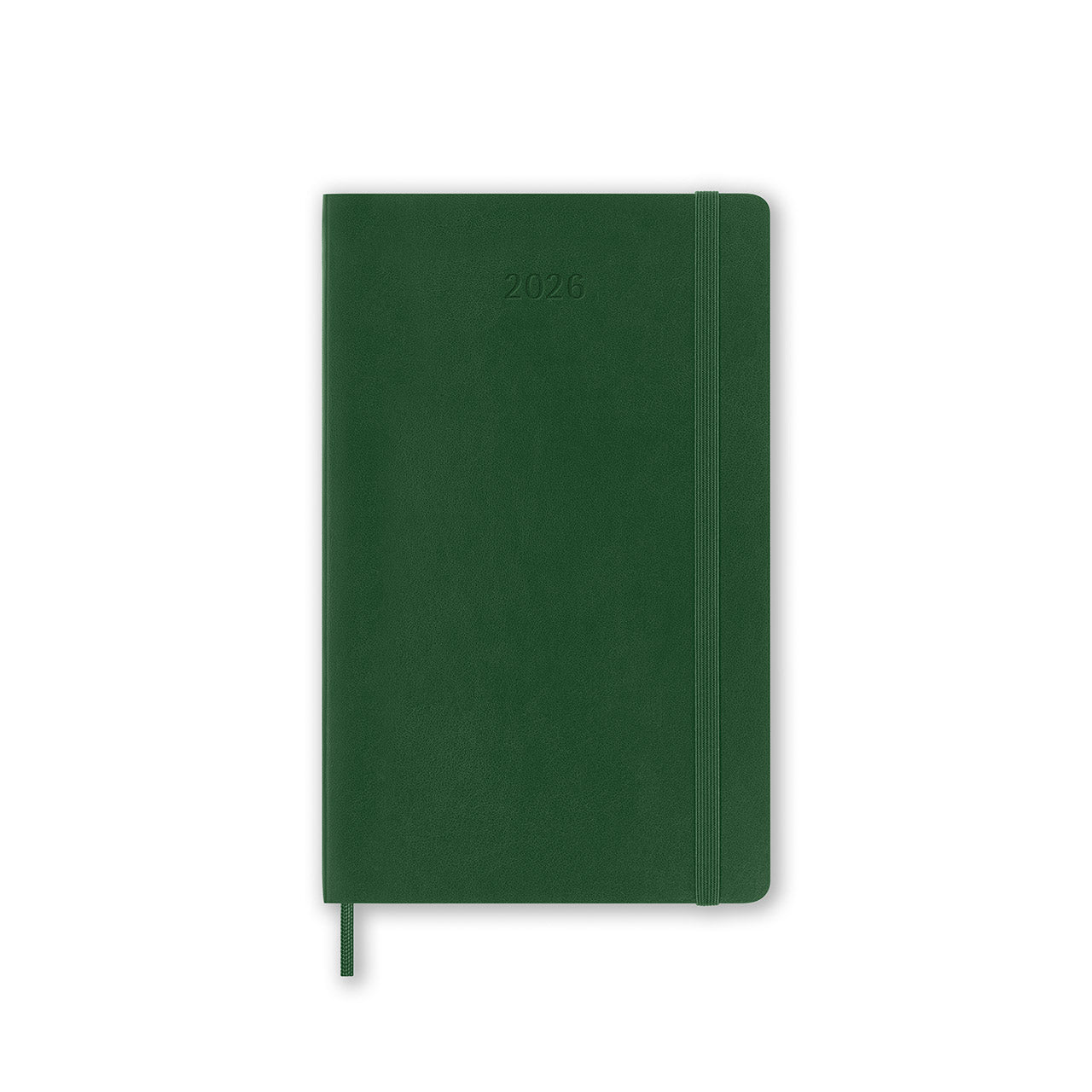 2026 Daily Diary Soft Cover Large Myrtle Green