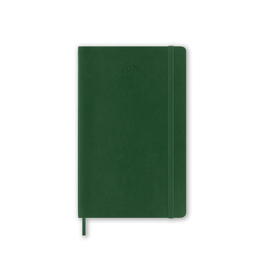 2026 Weekly Notebook Soft Cover Diary Large Myrtle Green