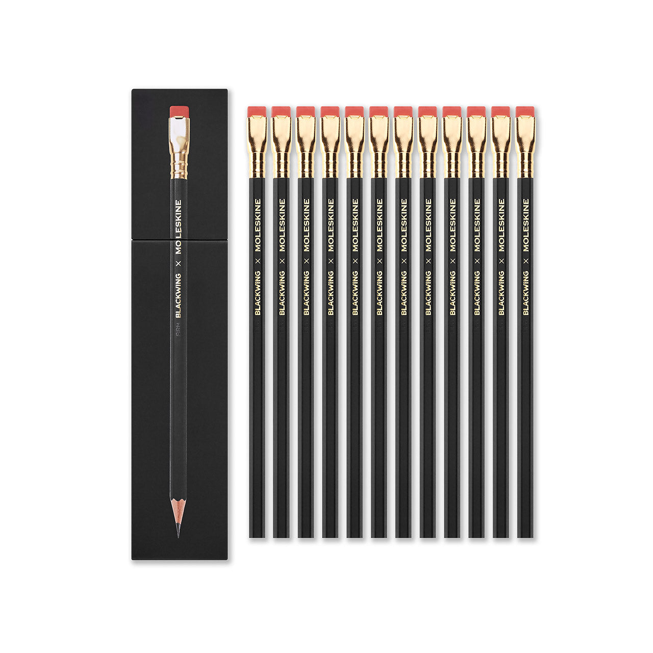 Blackwing x Moleskine Set of 12 Graphite Pencils Firm