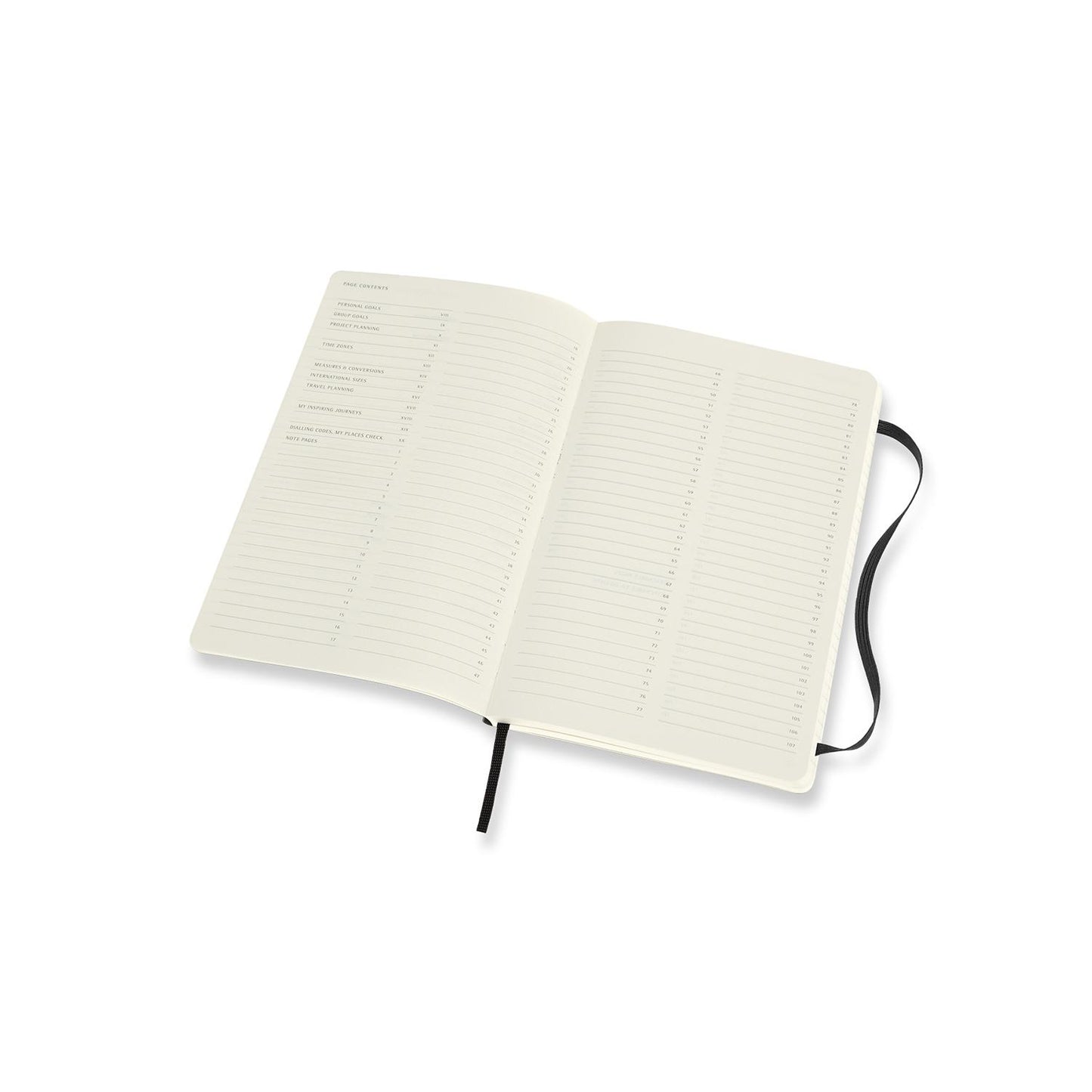 Professional Large Soft Cover Notebook Black