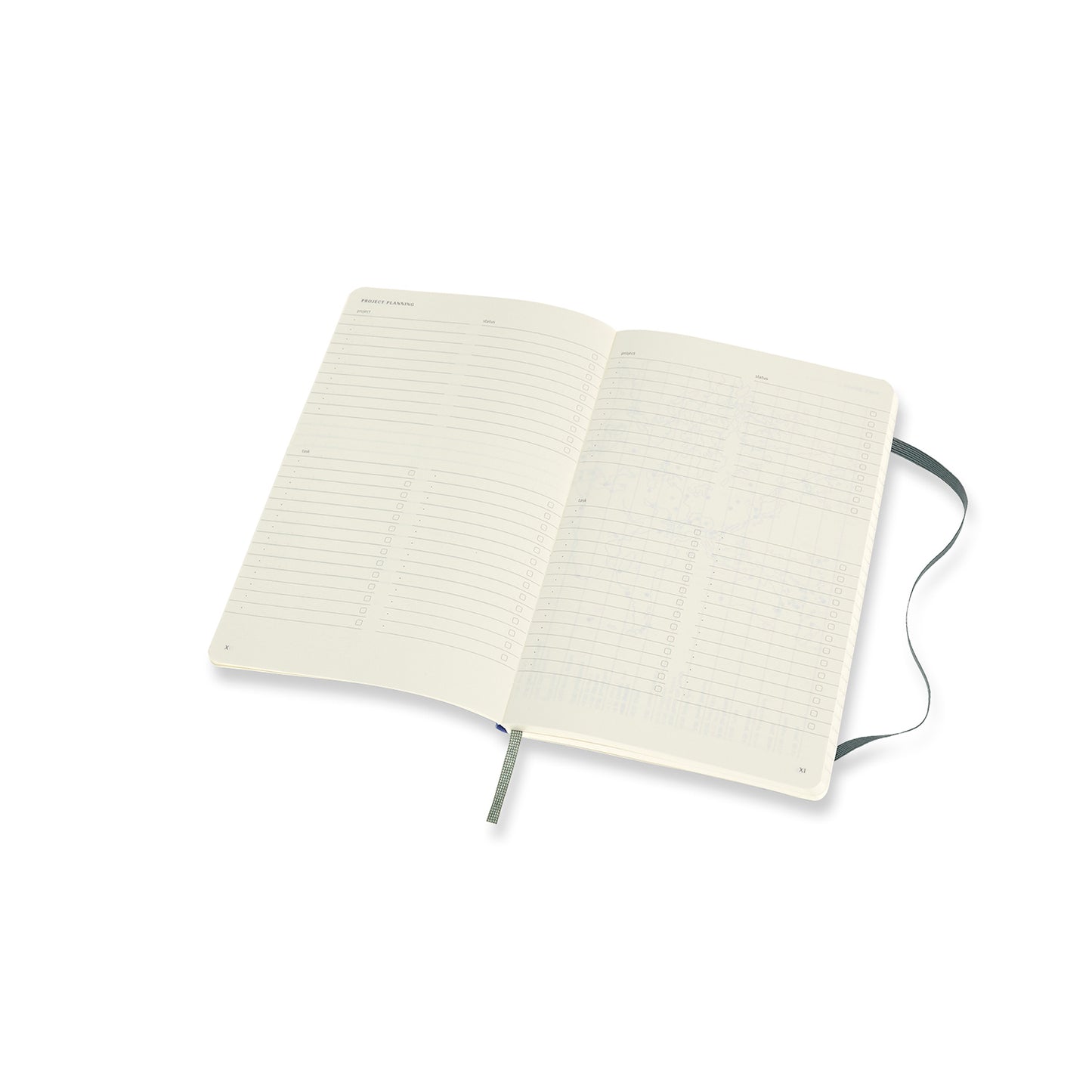 Professional Large Soft Cover Notebook Forest Green