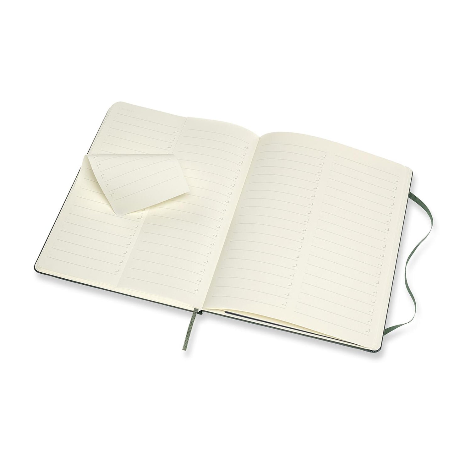 Professional Extra Large Hard Cover Notebook Forest Green