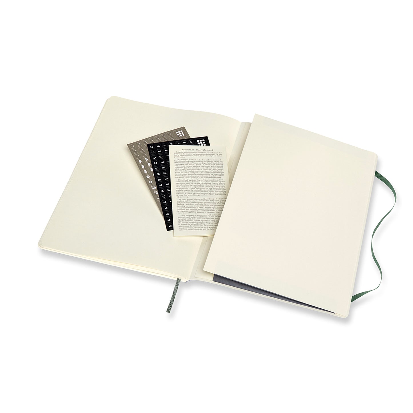 Professional Extra Large Soft Cover Notebook Forest Green