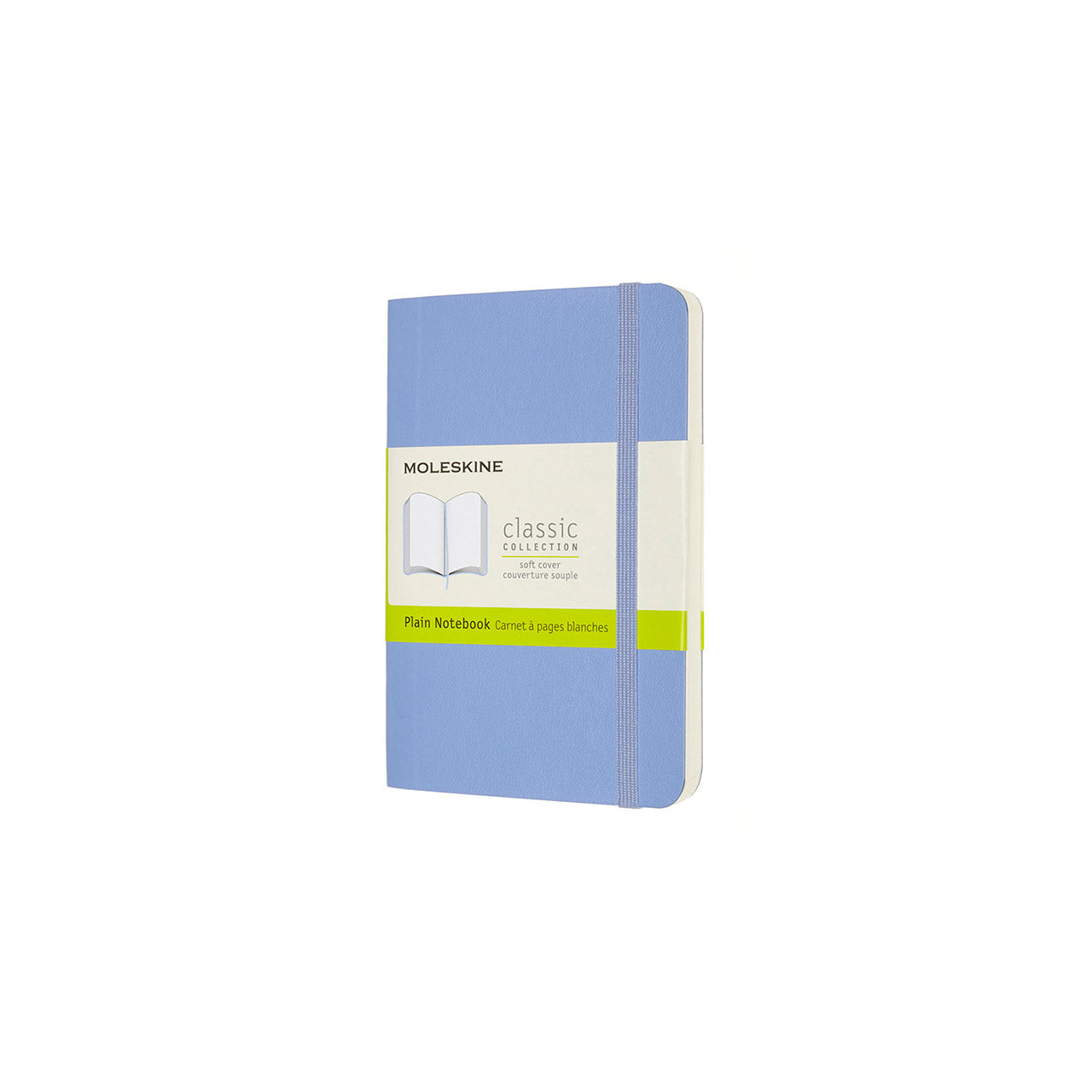 Classic Pocket Soft Cover Notebook Hydrangea Blue