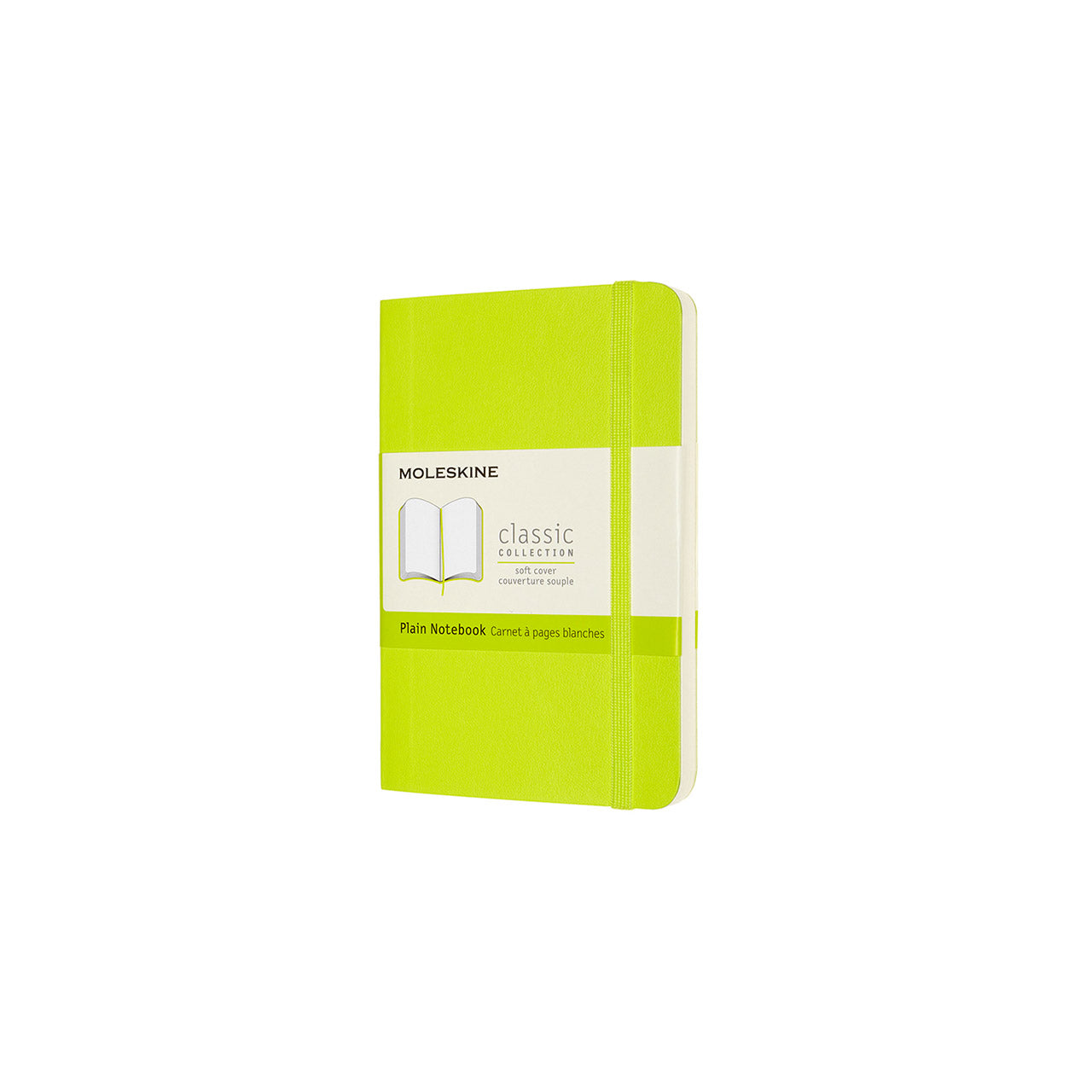 Classic Pocket Soft Cover Notebook Lemon Green