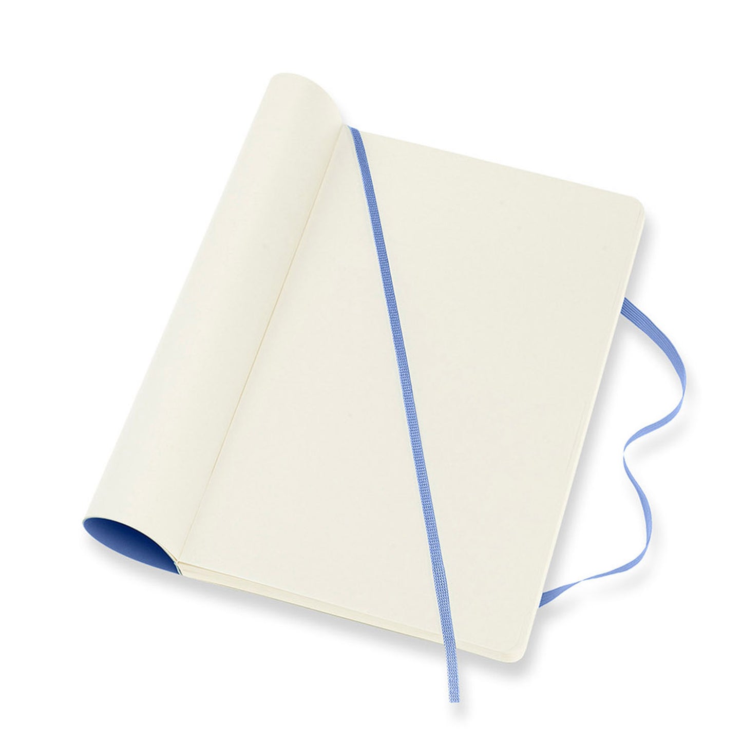 Classic Large Soft Cover Notebook Hydrangea Blue
