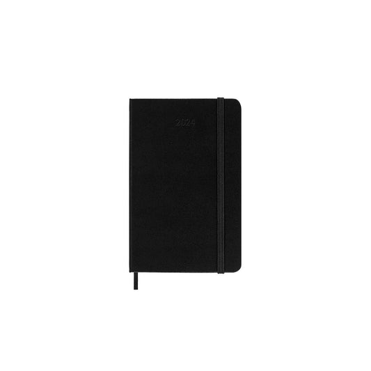 2024 Hard Cover Weekly Horizontal Diary Pocket