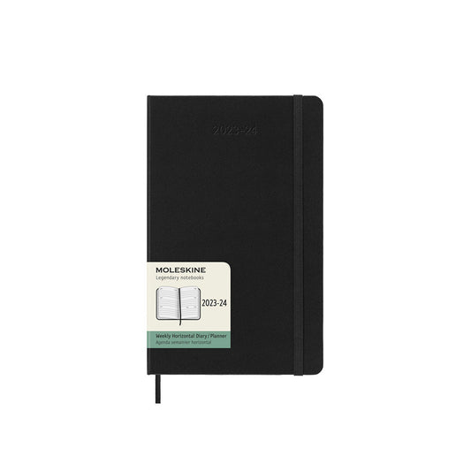 2023-24 18 Month Hard Cover Weekly Horizontal Diary Large