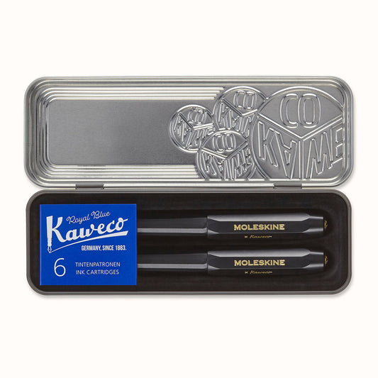 Kaweco Collection Ballpoint and Fountain Pen Set Black