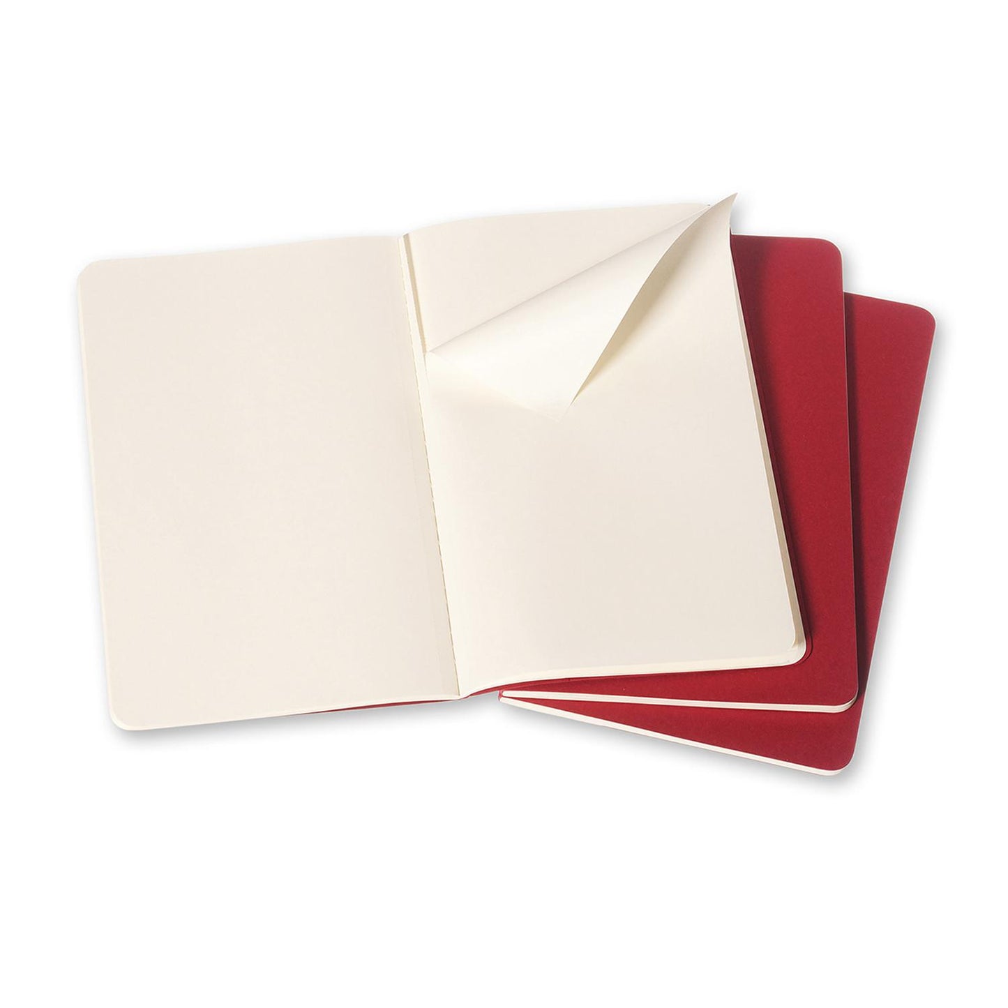 Moleskine Cahier Pocket Notebook Set Cranberry Red Moleskine AU moleskine-cahier-pocket-notebook-set-cranberry-red-moleskine-au