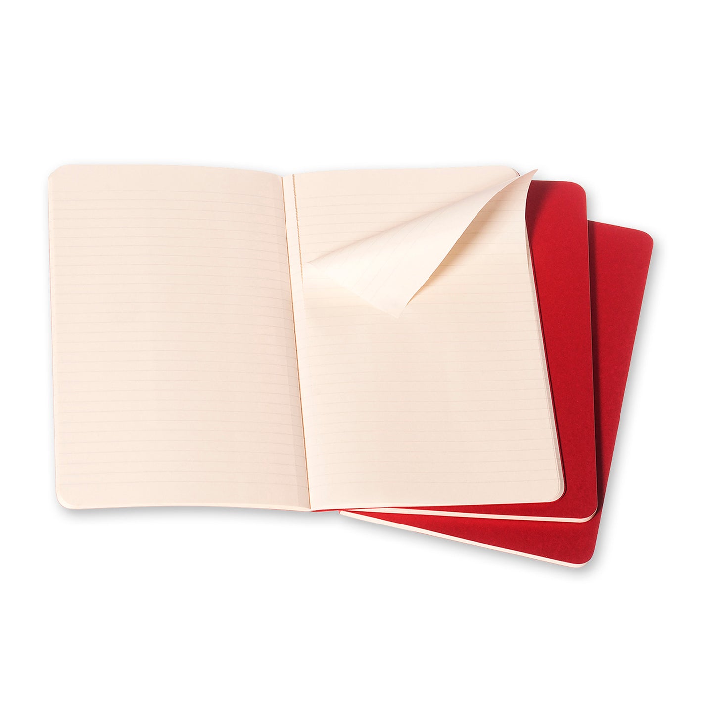 Moleskine Cahier Large Notebook Set Cranberry Red Moleskine AU moleskine-cahier-large-notebook-set-cranberry-red-moleskine-au