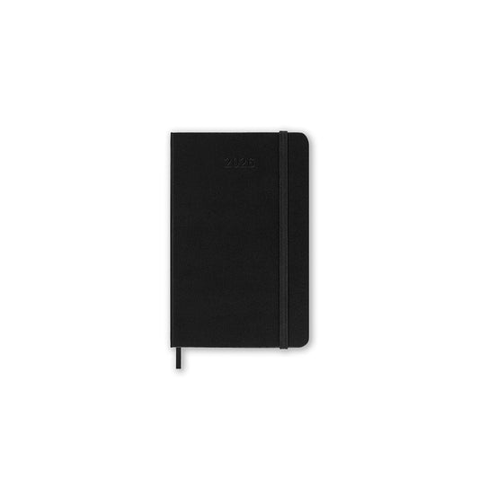 2026 Daily Diary Hard Cover Pocket Black