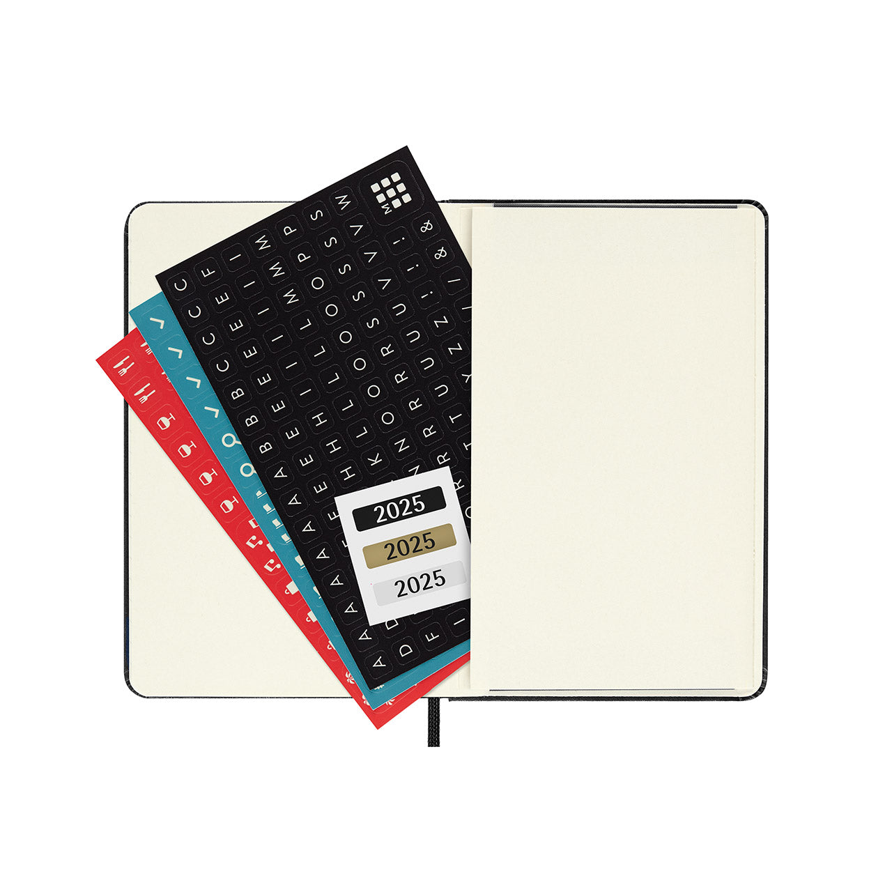 2025 Hard Cover Weekly Horizontal Diary Pocket