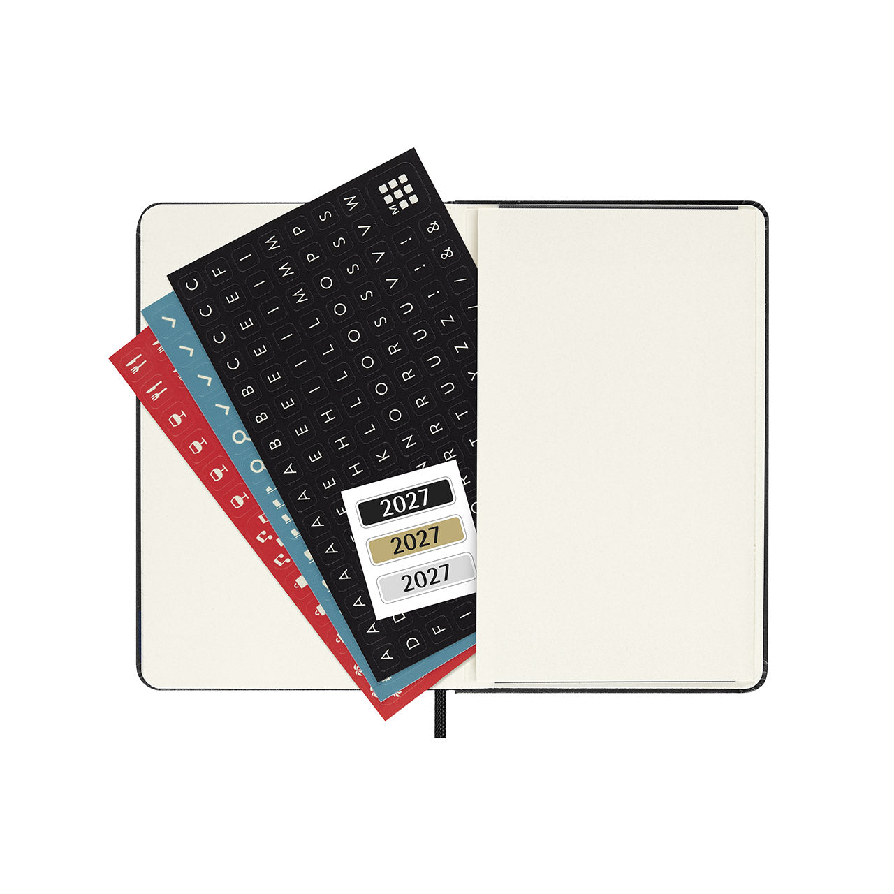 2027 Weekly Diary Horizontal Hard Cover Pocket