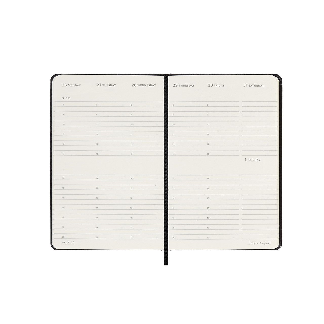 2027 Weekly Vertical Diary Hard Cover Pocket