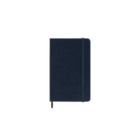 2027 Daily Diary Hard Cover Pocket Sapphire Blue
