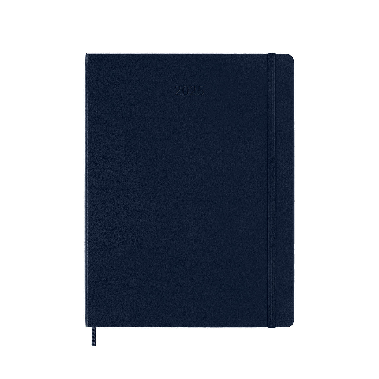 2025 Hard Cover Weekly Notebook Diary Extra Large Sapphire Blue