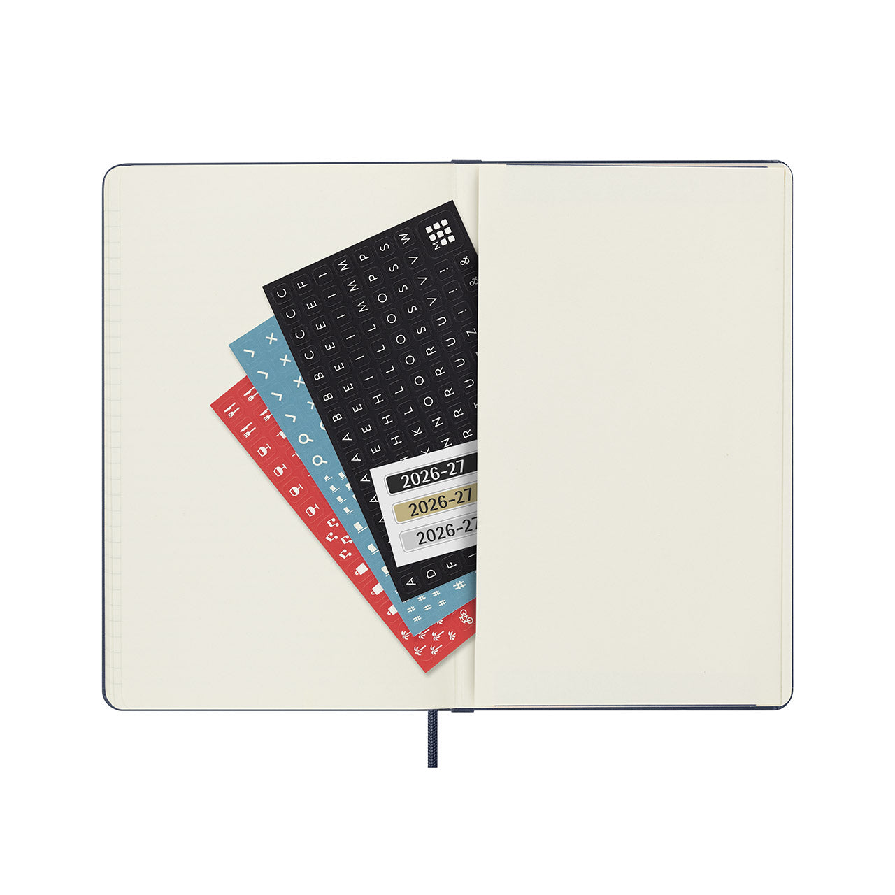 2026-27 18 Month Weekly Notebook Hard Cover Diary Large Sapphire Blue