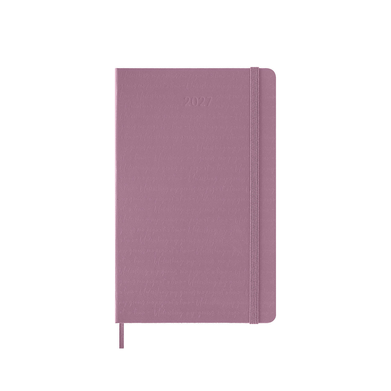 2027 Daily Diary Hard Cover Large Majestic Pink