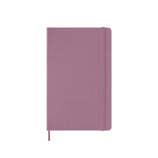 2027 Daily Diary Hard Cover Large Majestic Pink