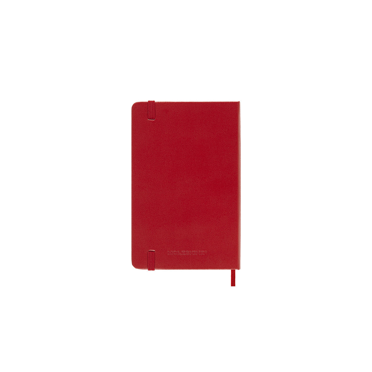 2027 Weekly Notebook Diary Hard Cover Pocket Scarlet Red
