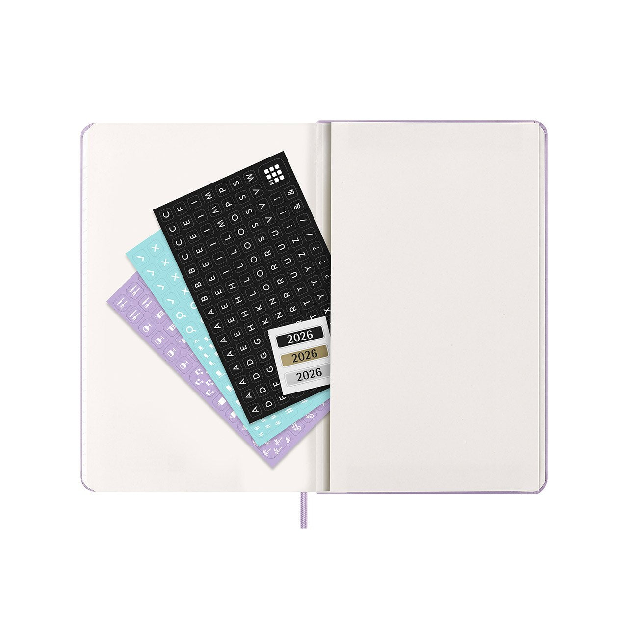 2026 Daily Diary Hard Cover Large Lilac