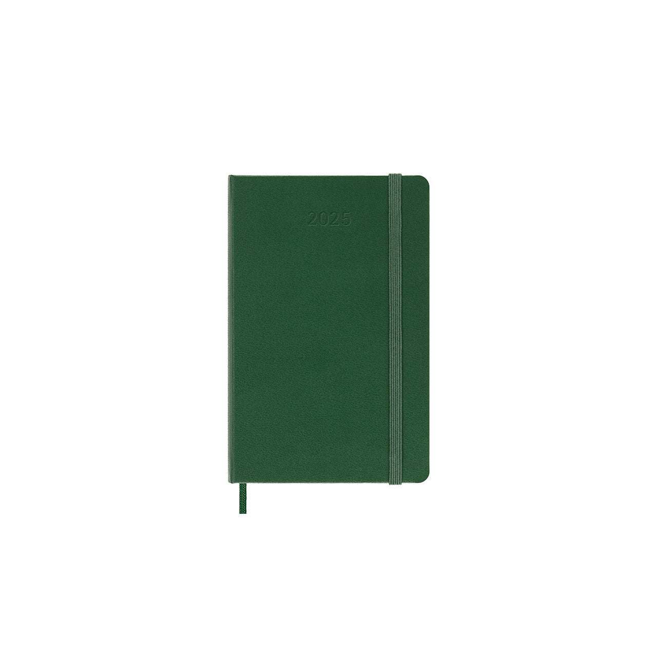 2025 Hard Cover Daily Diary Pocket Myrtle Green