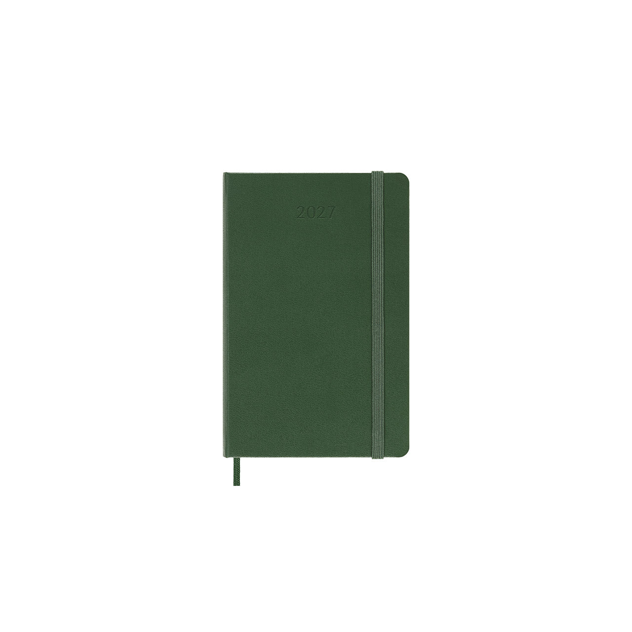 2027 Daily Diary Hard Cover Pocket Myrtle Green