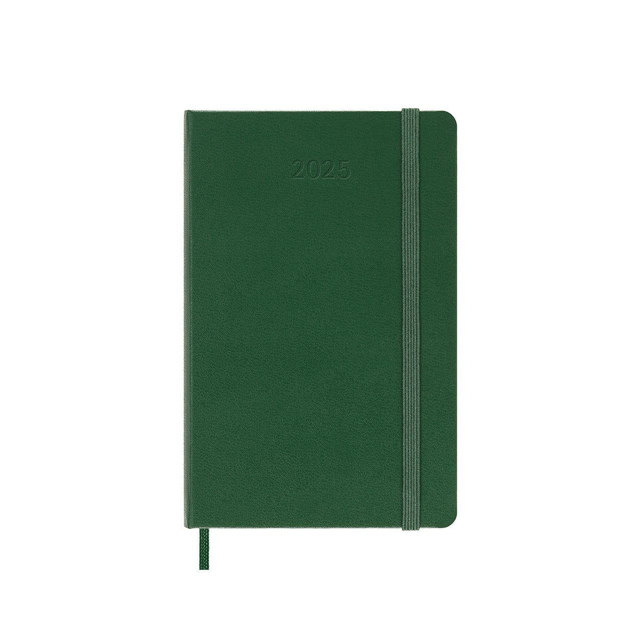 2025 Hard Cover Daily Diary Large Myrtle Green