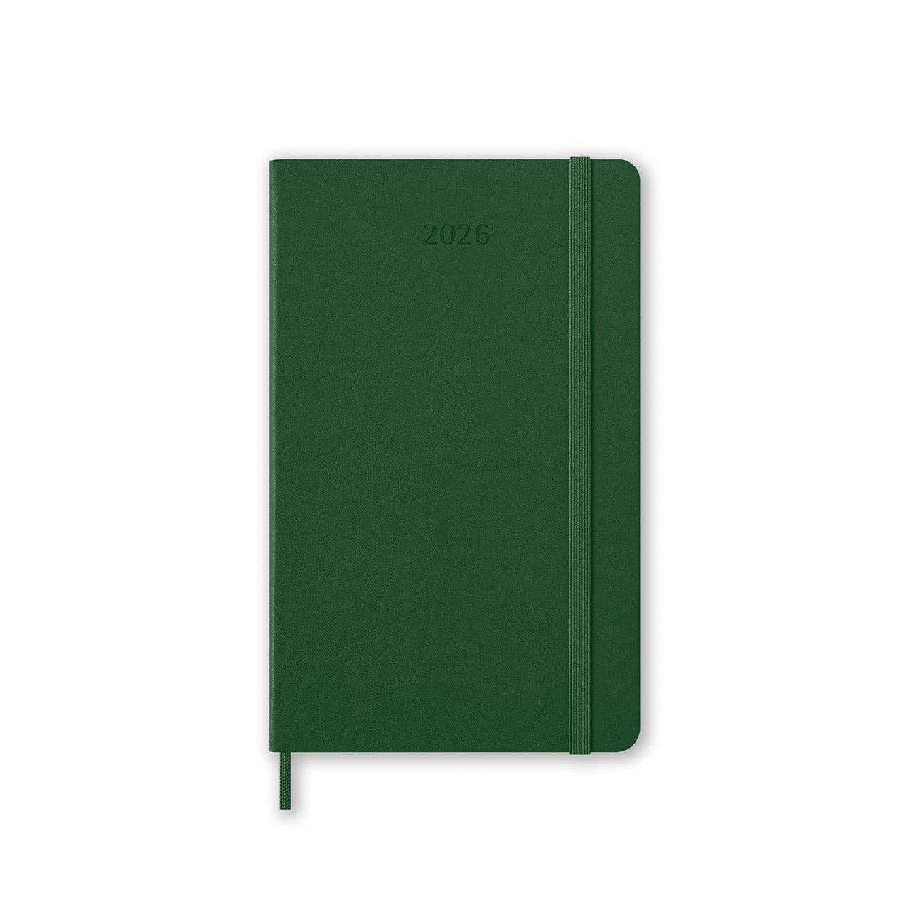 2026 Daily Diary Hard Cover Large Myrtle Green