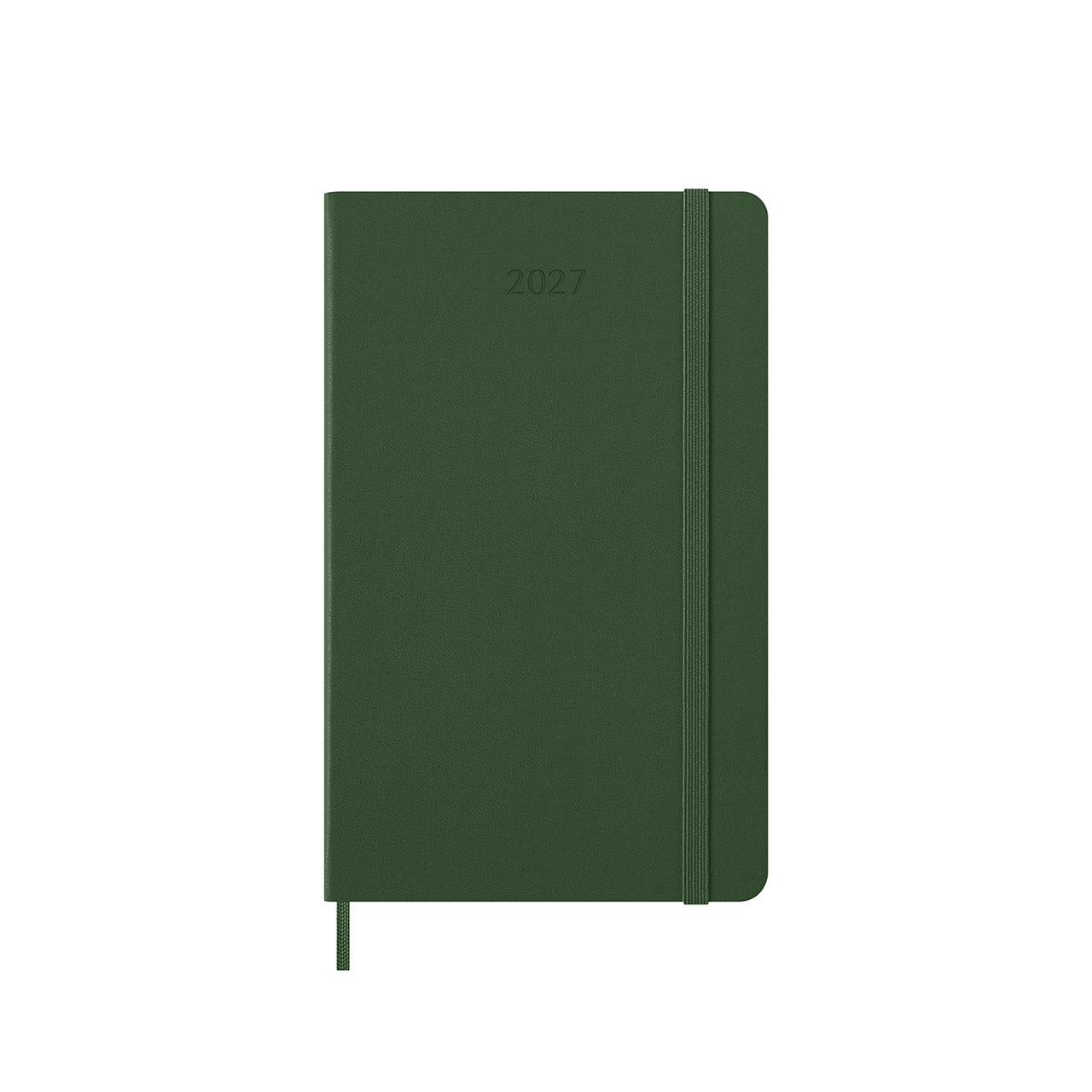 2027 Daily Diary Hard Cover Large Myrtle Green
