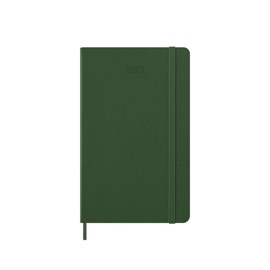 2027 Daily Diary Hard Cover Large Myrtle Green
