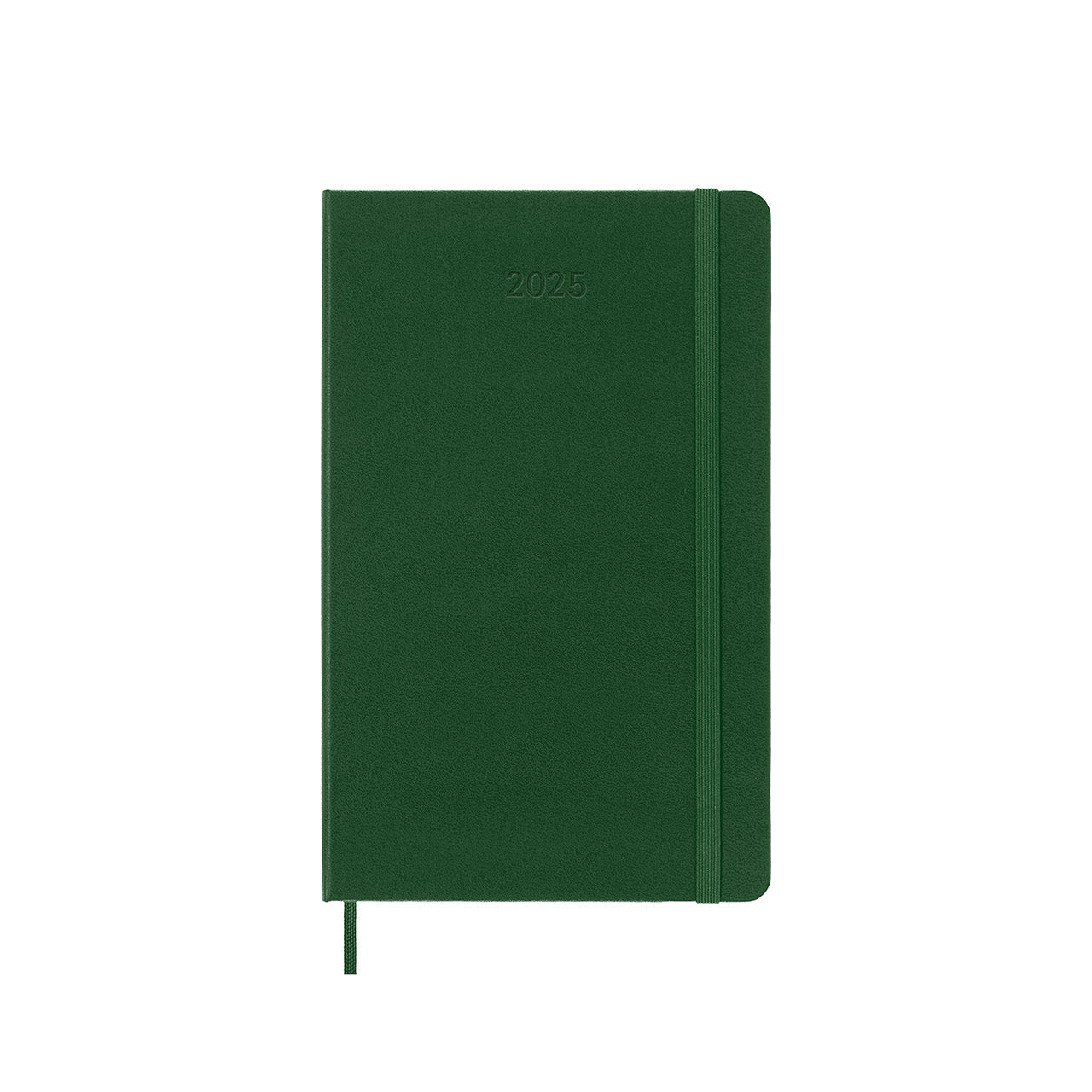 2025 Hard Cover Weekly Notebook Diary Large Myrtle Green