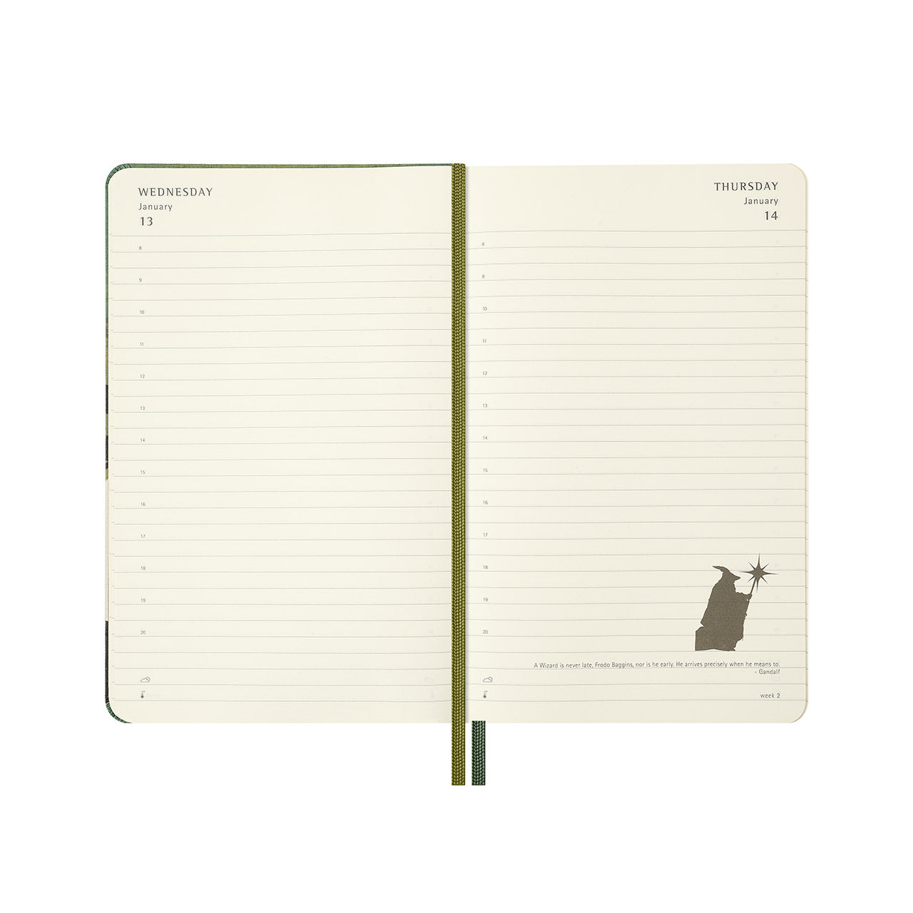 2027 Lord of the Rings Daily Hard Cover Diary Large