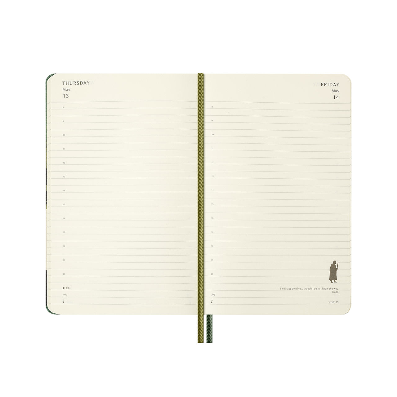 2027 Lord of the Rings Daily Hard Cover Diary Large