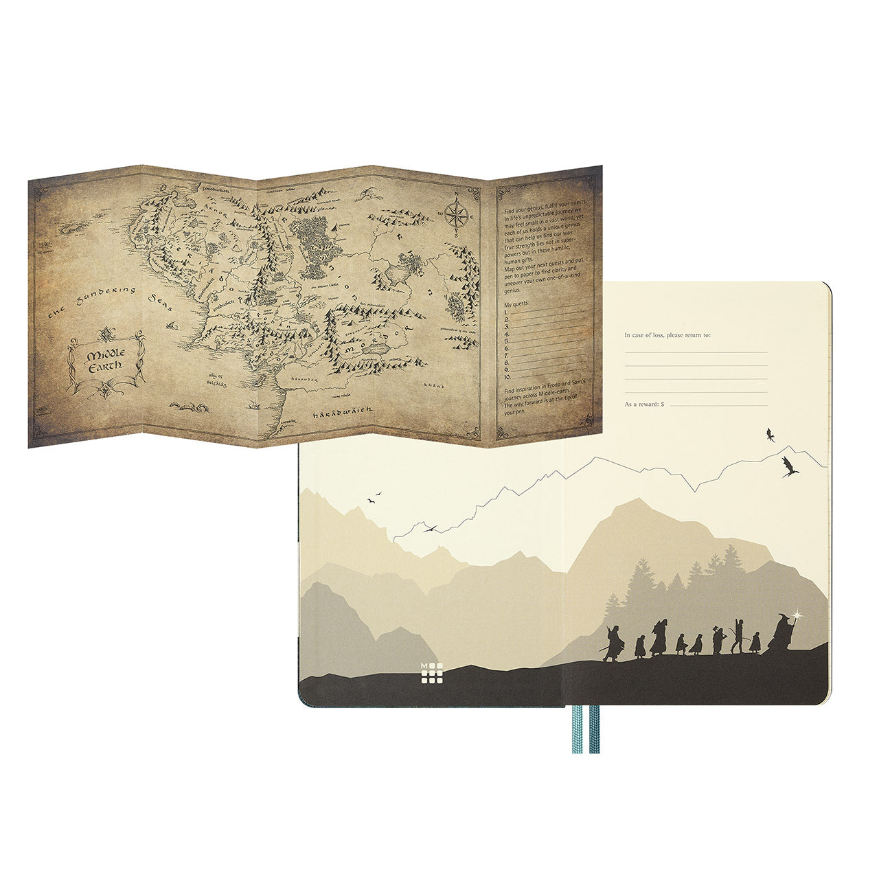 2027 Lord of the Rings Weekly Notebook Hard Cover Diary Large